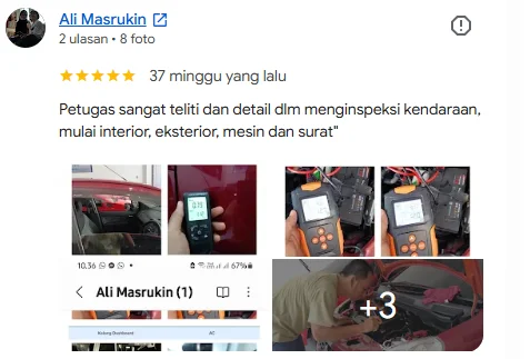 Ulasan Google pelanggan Inspekta 4
